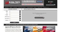 Desktop Screenshot of laglobalparts.com